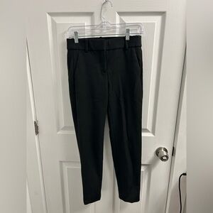 J Crew High Waisted 365 Cameron Ankle Pants in Black Size 00